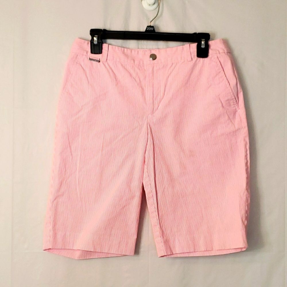 Lauren Ralph Lauren Pink  Striped Shorts size 6